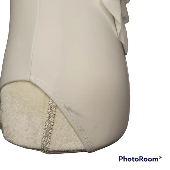 SUGAR Coast White Ruffled Swimsuit - Picture 11 of 12